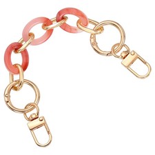 Acrylic Purse Strap 8" Bag Chain for Handbags Replacement Bag Lotus Pink