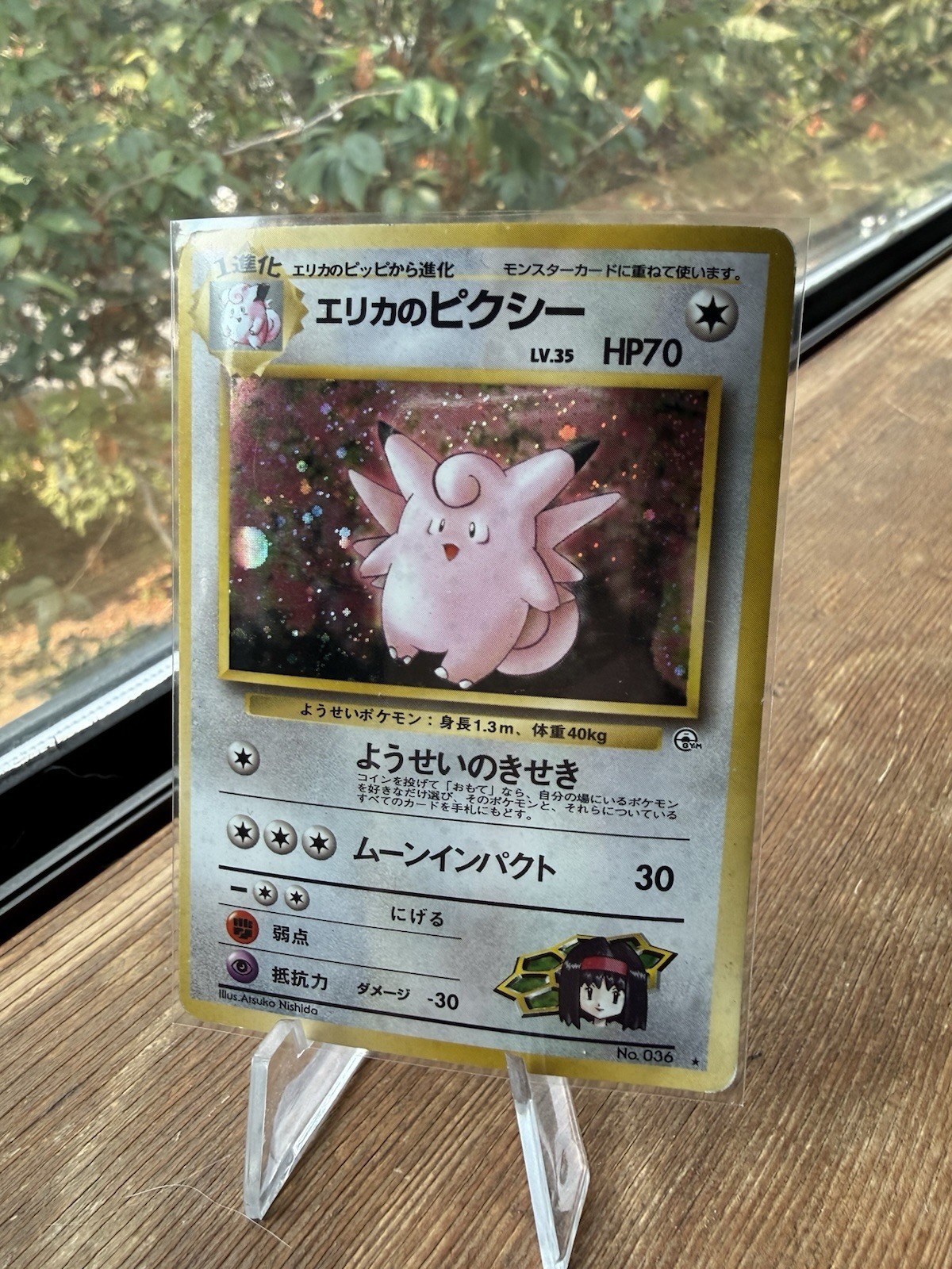 Erika's Clefable Leaders' Stadium Holo (Japanese)