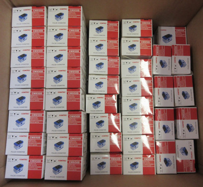 lot of 57 CONTEC CMS50D Finger Digital Pulse Oximeter