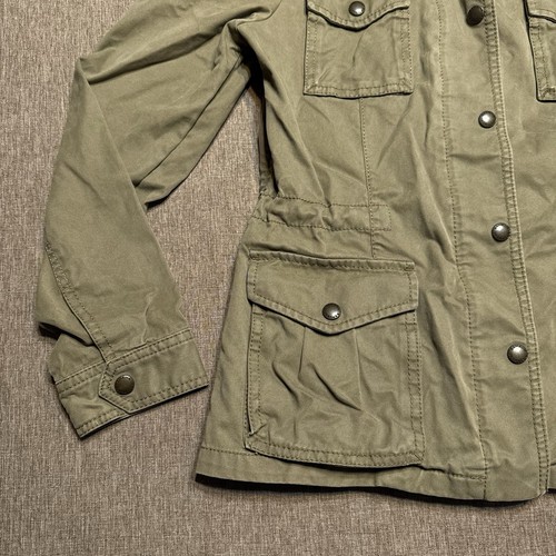 BANANA REPUBLIC Jacket Womens Size XS Army Green Field Safari Utility Cargo - Picture 7 of 14