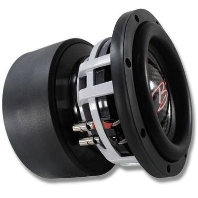 Car Audio RAMPAGE 6.5'' 1000W RMS Carbon Fiber Dual 1-Ohm Voice Coil Subwoofer