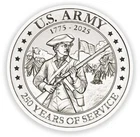 1 oz silver U.S. Army 250 Year Anniversary Military NRA Navy .999 Pure Fine