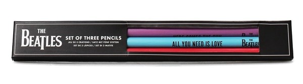 Gadget - Beatles (The): Half Moon Bay - Pencils Set Of 3 - The Beatles -D- Half-image