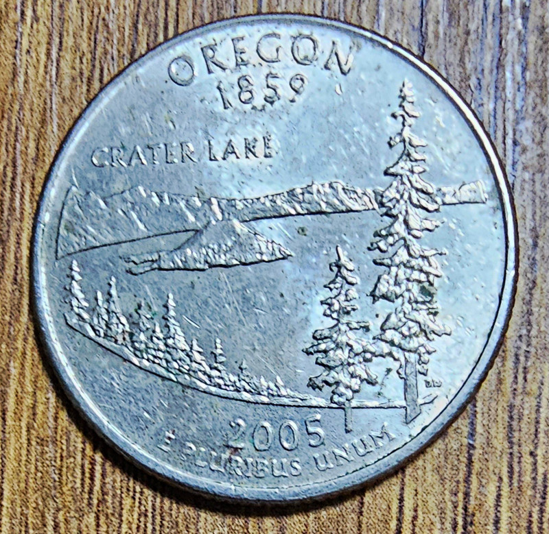 2005-P Oregon State Quarter 25C Business Strike Copper-Nickel KM#374