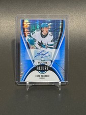 2025-26 Upper Deck Allure #139 Luca Cagnoni Rookie Blue Line Auto /35