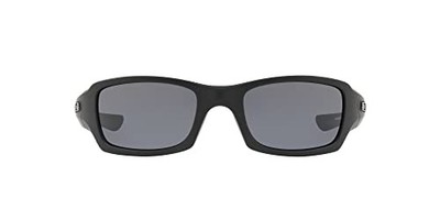 OAKLEY MEN'S OO9238 FIVES SQUARED RECTANGULAR SUNGLASSES SI Matte Black/Gray