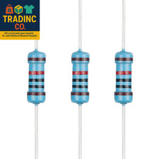 100Pcs 10K Ohm Resistor 1/2W 0.5Watt  1 Tolerance Metal Film Fixed Resistor,