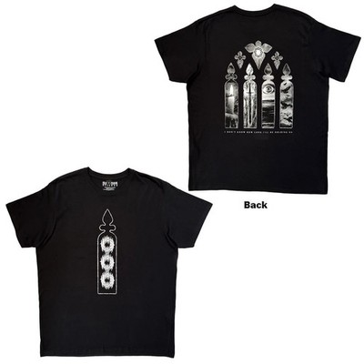 Bad Omens Premium Carbon T-Shirt: Stained Glass (Black) (Back Print) OFFICIAL N