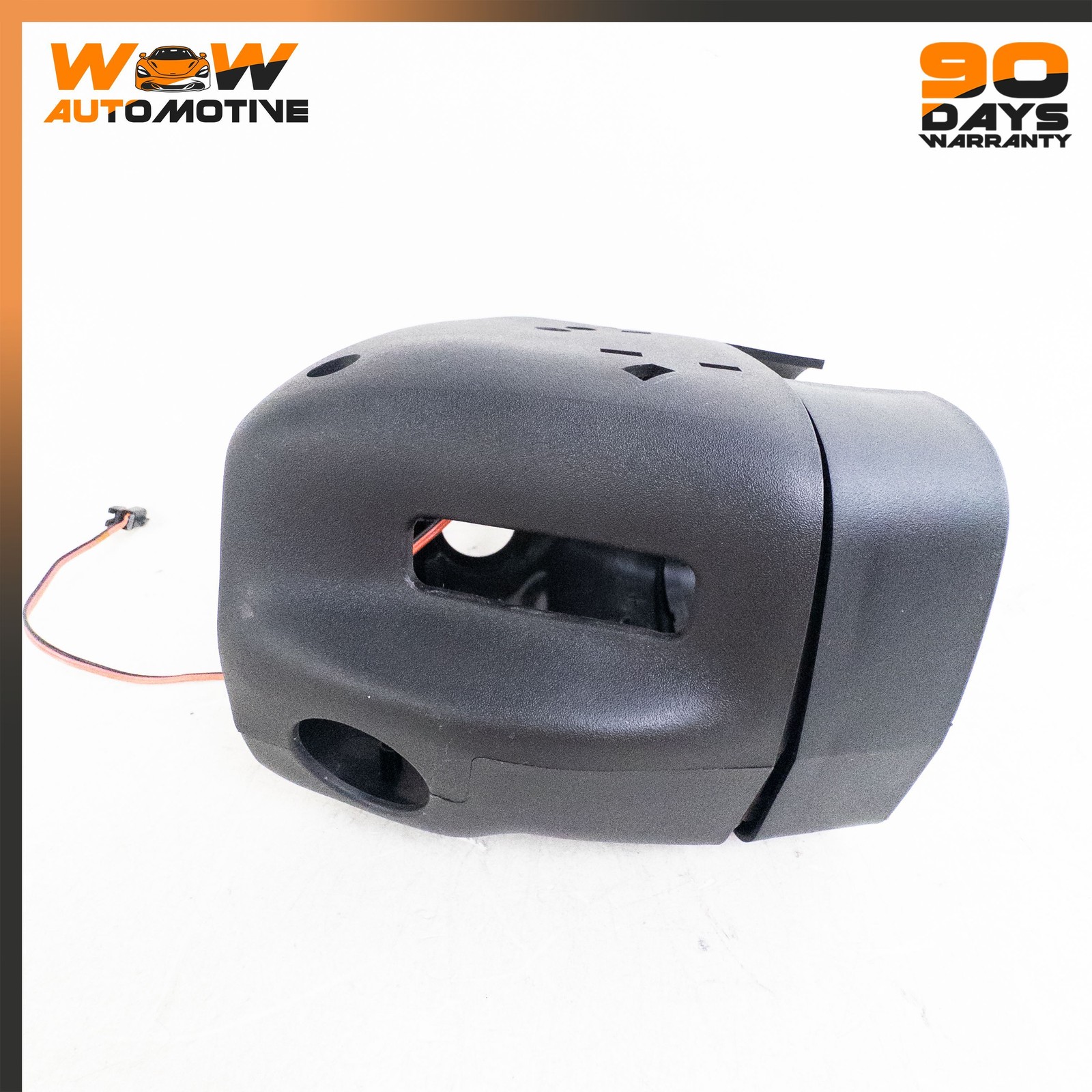 06-13 CHEVROLET CORVETTE C6 STEERING WHEEL COLUMN SHROUD COVER BLACK OEM