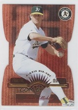 1997 Leaf Die-Cut Fractal Matrix Mike Mohler #161 0c2