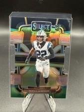 2023 Panini Select - Concourse #15 Jammie Robinson (RC) Die Cut Green Black