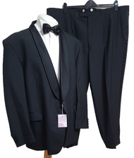 M.P.Hollington Shawl Collar Black Tuxedo Dinner suit Ch52"R W50" L31 " Cruise