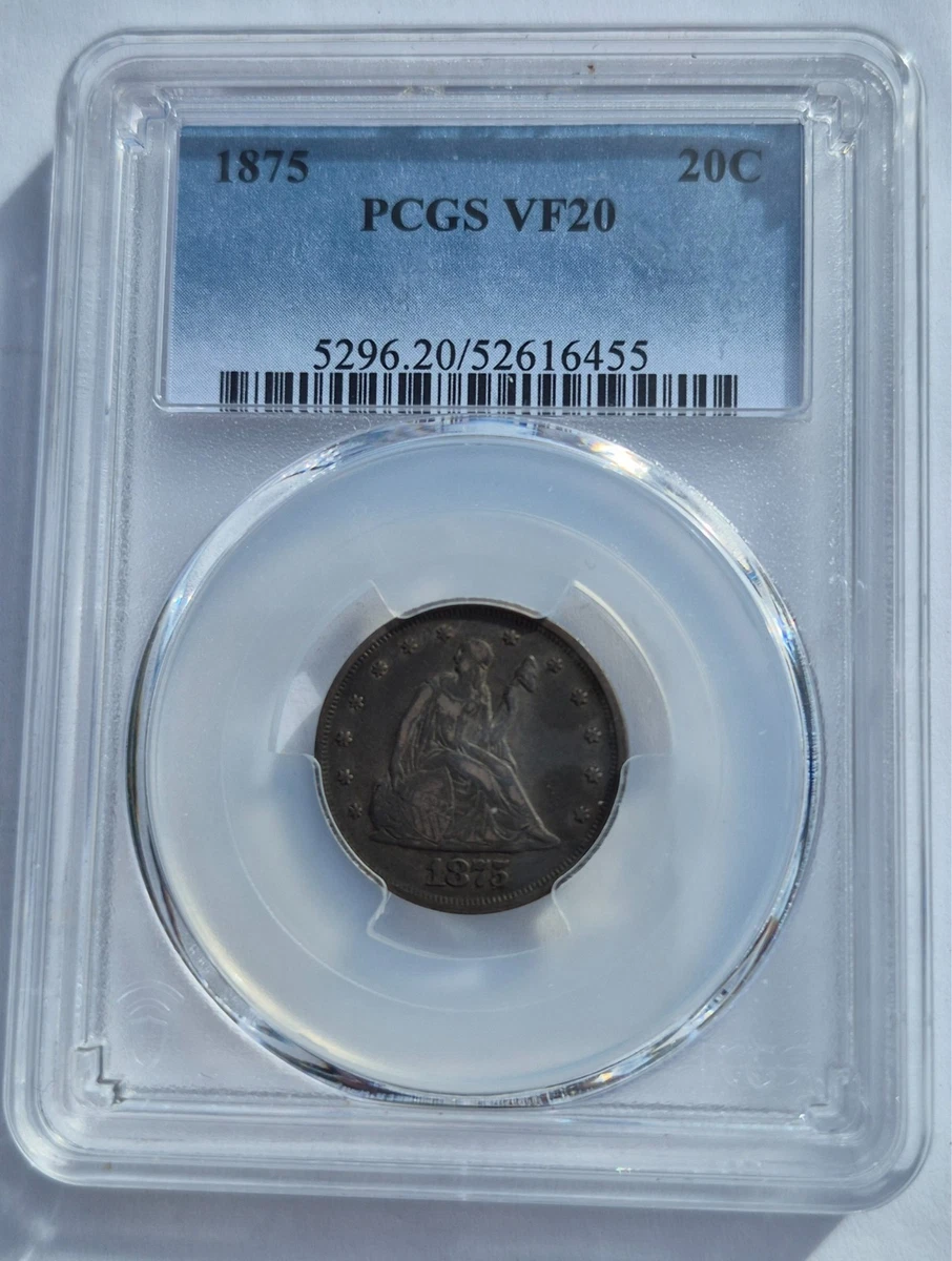 1875 Year Grade VF 20 US Twenty Cent Pieces for sale | eBay