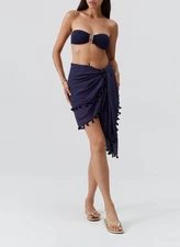 Melissa Odabash Women's Pareo Navy Cover Up One Size