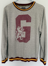 Harry Potter Gryffindor Crewneck Sweatshirt Grey UK Kids Size 18 see tag 