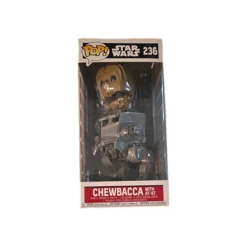 Funko Pop Star Wars Chewbacca With AT-ST #236 New Vaulted