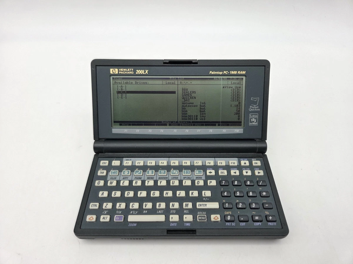 その他ノートPC本体 Hewlett Packard 200LX Palmtop PC HP Hewlett Packard 200LX Palmtop PC 2mb RAM Case for sale online