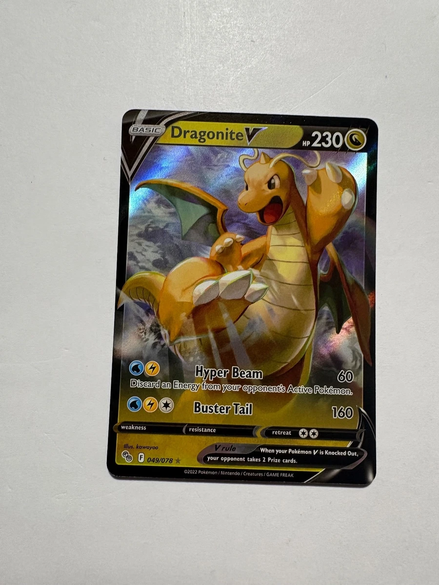 how much is a dragonite v pokemon card worth Dragonite V 049/078 Pokémon GO for sale
