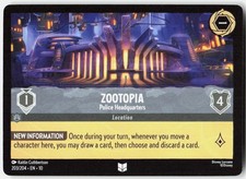 Zootopia Police Headquarters 203/204 Whispers in the Well Disney Lorcana