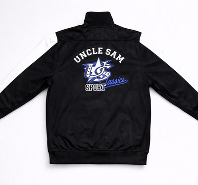 Vintage Uncle Sam Track Jacket Gr. L   Y2K Retro Sportswear