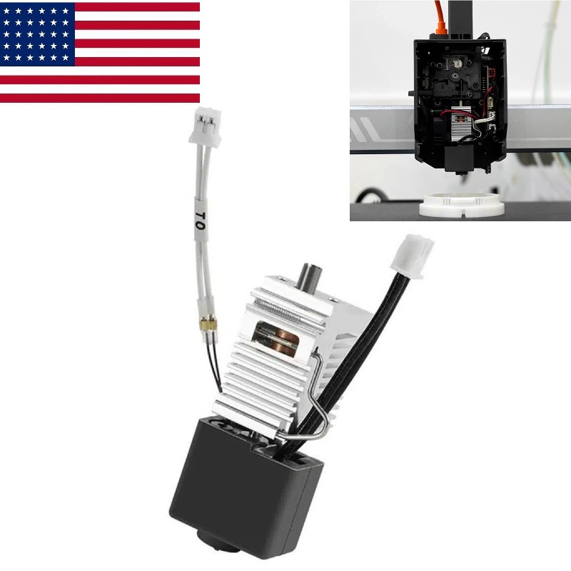 For Anycubic Kobra 3 Printer Nozzle Printhead Hot End Kit w/ Heatbreak Parts US