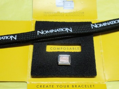 ** Original Nomination ROSÉGOLD TOCHTER Silber Charm **