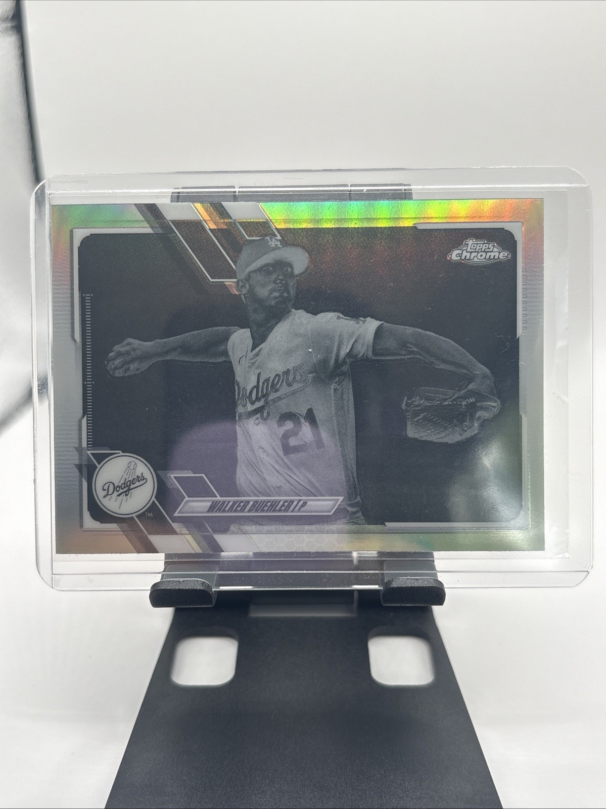 2021 Topps Chrome - Walker Buehler #157 Negative Refractor