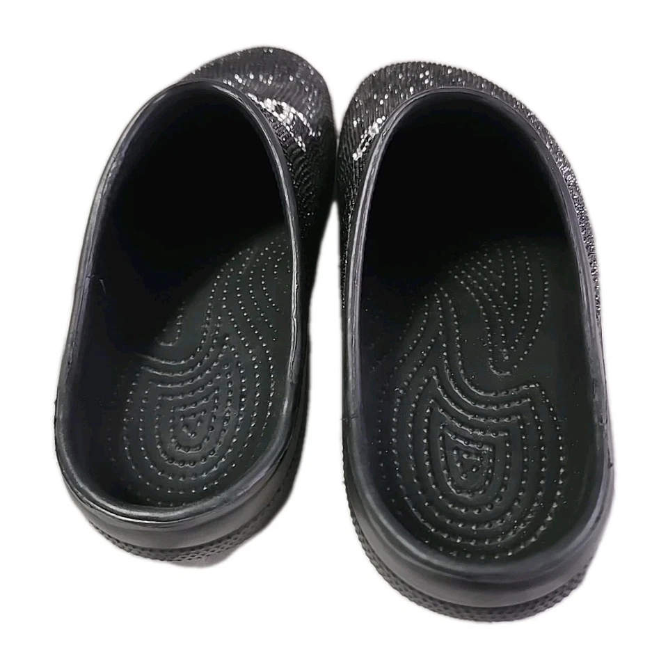 Juicy Couture Cruz Black Sparkle Women's Comfort Clogs Super Cute NEW w/o Box - Image 4 of 4