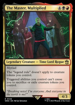 The Master, Multiplied 146 NM Doctor Who MTG M