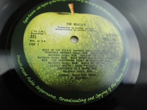 The Beatles WHITE ALBUM 1978 UK LP Double LP S/OPEN NO NUMBER PLAYS 100% MINT