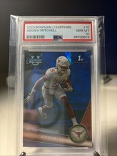 Psa 10 2023 Bowman U Sapphire Adonai Mitchell