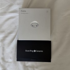 Oura Ring 4 Ceramic Size 8 Cloud BRAND NEW NO...