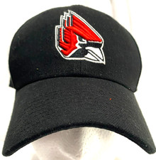 New Era Ball State Cardinals Cap 9Forty Ncaa University Indiana Black Velcr