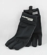 ICEARMOR By CLAM Stretch Polyester Grip Black Fishing Gloves Size Large  NEW