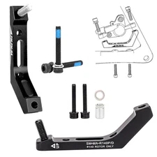 Brand New Brake Adapter Converter Aluminum Alloy Flat Mount To Post Mount