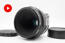 Nikon Micro-Nikkor 55mm f3.5 Non AI Manual Focus Lens From Japan Video N. Mint 