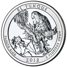 2012-S El Yunque National Historical Park Quarter Puerto Rico