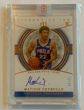 2019-20 National Treasures Matisse Thybulle RC Apprentice Ink BRONZE #/25 AUTO