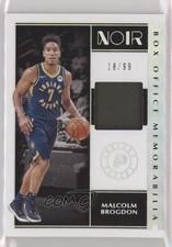 2019-20 Panini Noir Box Office Memorabilia 18/99 Malcolm Brogdon #BM-MBR 0c3