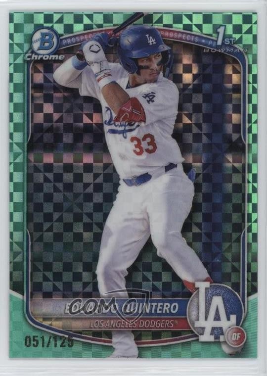 2025 Bowman Chrome Prospects Aqua X-Fractor /125 Eduardo Quintero #BCP-115 1i3m