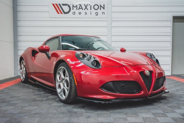 Maxton Design Frontlippe Passend FüR Alfa Romeo 4C Schwarz Hochglanz-image