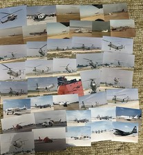 Lot Of 180 Aviation Helicopter Airplanes 1990s Vintage Photos