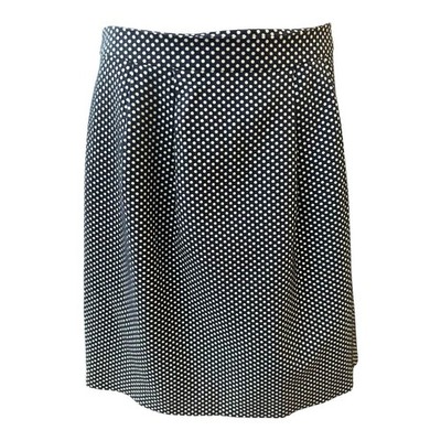 More & More Rock Damen Gr 40 Blau Weiss Punkte Sommer Elegant Midi