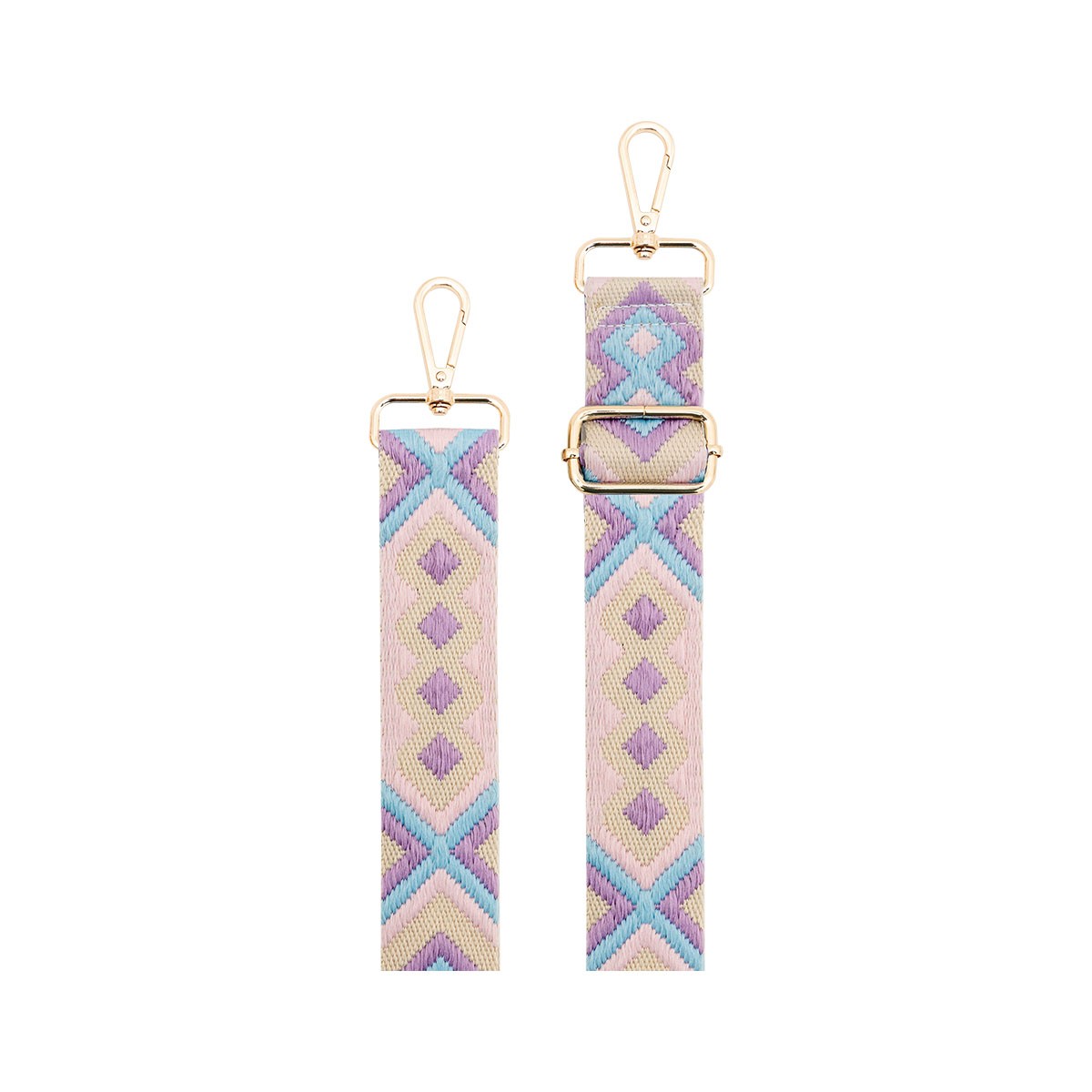 Bandoulière pour téléphone universelle BigBen violette cordon tressé style brésilien