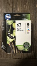 Genuine HP 62 Ink Cartridge Combo for HP OfficeJet HP ENVY Printers EXPIRED
