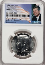 MS 68 Graded 1966 Kennedy US Half Dollars (1964-Now) for sale | eBay