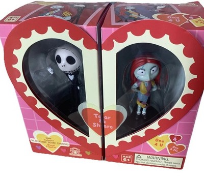Disney The Nightmare Before Christmas Jack & Sally Vinyl Figures By Culturefly
