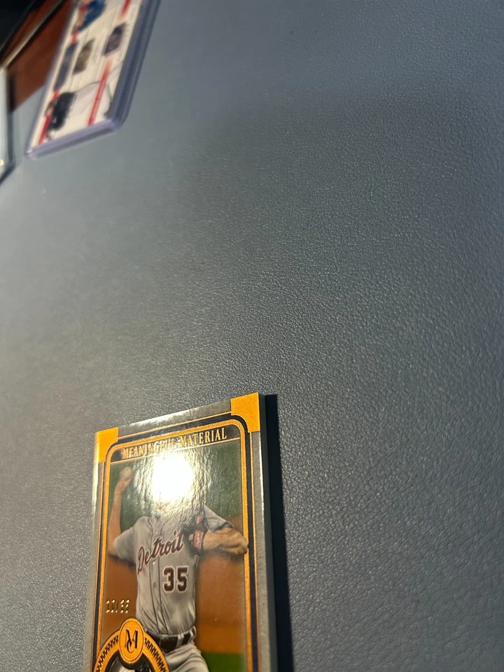 2019 Topps Museum Collection Meaningful Materials Relics Justin Verlander #10/35 - Image 3 of 3