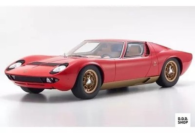 Lamborghini Miura P400S rot Diecast Automodell Maßstab 1:12