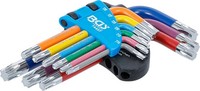BGS 74457 WinkelschlüSsel-Satz | Multicolour | Kurz | T-Profil (FüR Torx) T10 -